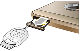 Moto G5 Plus SIMカード挿入方法1