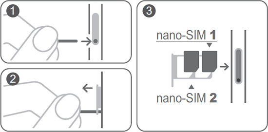 SIMカードの挿入方法 ：HUAWEI nova 5T | よくある質問(FAQ) | BIGLOBE