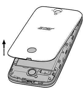 SIMの取り付け方_Acer Liquid Z330_01